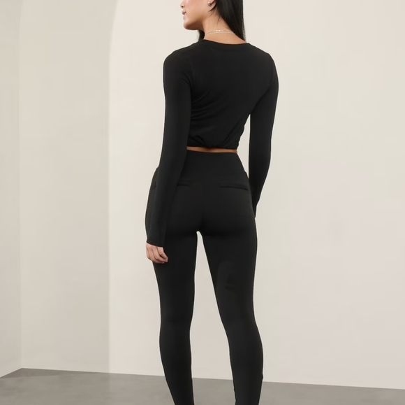 Athleta Delancy Skyline tight/leggings Navy- Med Tall - Picture 2 of 7